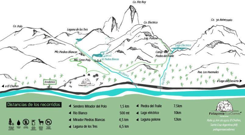 Hotel Patagonia Eco Domes El Chaltén Zewnętrze zdjęcie